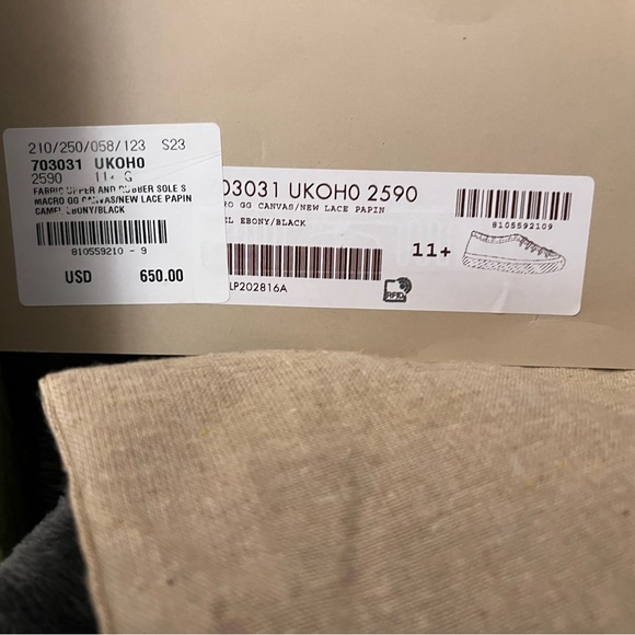 Pair of my Gucci Canvas Ukoho’s, - Picture 3 of 4